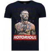 Conor Notorious Legend Rhinestone T-shirt - Blå