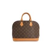 Brugt Coated Canvas Louis Vuitton Alma Håndtaske