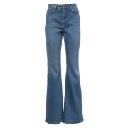 Flare Jeans i Bomuld