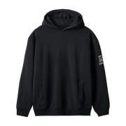 Sort Boxy LS Hoodie Sweatshirt