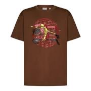 Brun Equestrian Knight Grafisk T-shirt eller Polo