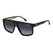 Matte Black Sunglasses with Dark Grey Shaded Lenses