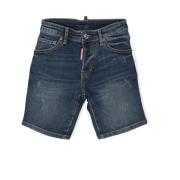 Børne denim shorts - medium talje, klassisk design