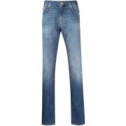 Slim-fit Denim Jeans Opgrader Klassisk 5-Lomme