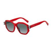 Rød og Grå Ombre Solbriller til Mænd