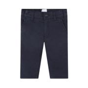 Ensfarvet Stretch Chino Bukser