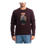 Klassisk Crewneck Sweater med Polo Bear