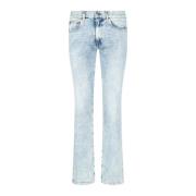 Slim-Fit Denim Jeans med slidte detaljer
