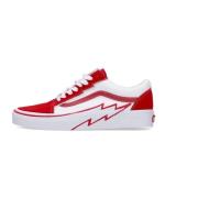 Old Skool Bolt Sneakers - 2 Tone Red/True White
