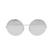 Minimalistiske runde solbriller