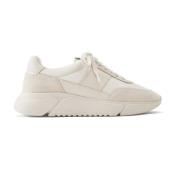 Beige Vintage Runner Low Top Sneakers