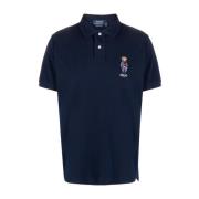 Klassisk Polo Shirt med Ribbet Krave