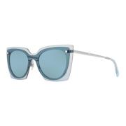 Blå Cat Eye Solbriller til Kvinder