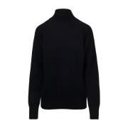 Sort Mockneck Sweater