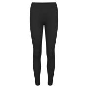 Bløde Sorte Fleece Leggings