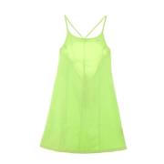 Icon Clash Kjole - Lime Glow/Barely Green