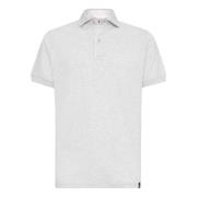 Regular Fit Linned Bomuld Pique Polo Shirt
