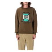 Printet College Fox Sweatshirt