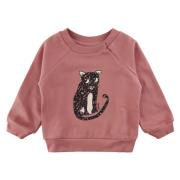 Leopard Print Sweatshirt - Dusty Rose