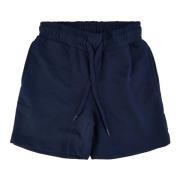 Navy Blazer Sweat Shorts