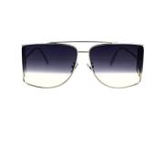 2Tone Black Solbriller med Geometrisk Design