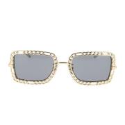 Stilfulde Gucci solbriller med GG1112S 001 kæde