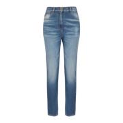 Slim-fit denim jeans