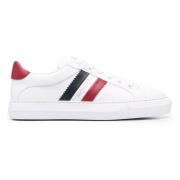 Læder Side-Stripe Sneakers