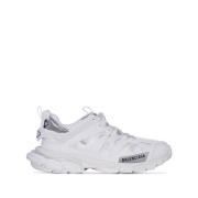 Hvide reflekterende Track sneakers