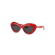 Røde solbriller til daglig brug