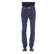 Slim-fit Jeans med Unik Lukning
