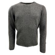 Merino/Baby-Kamel Rollkante Sweater, Antrazit