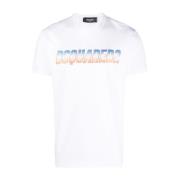 Logo-Print Bomuld T-Shirt