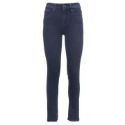 Klassiske Blå Skinny Jeans til Kvinder