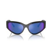 Elegante TF4217 solbriller med blå spejlede linser