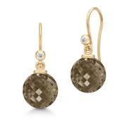 Globe Earrings - Gold