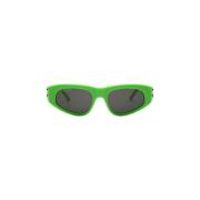 Neon Grønne D-Frame Solbriller