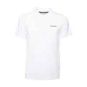 Hvid Logo Polo T-Shirt