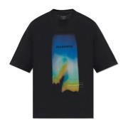‘Prizm’ trykt T-shirt