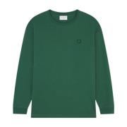 Grøn T-shirt med Fed Rævehoved Patch