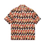 Silketwill Bowling Skjorte med Allover Print