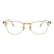 Elegant Crystal Gold Eyewear Frames
