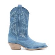 Blå Cowboy Støvler