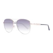 Rose Gold Aviator Solbriller