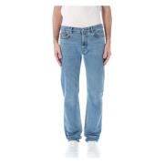 Faded Light Blue Slim-Fit Jeans