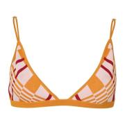 Geometrisk Print Bra Top