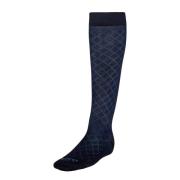 Geometrisk mønstrede sokker i bomuldsblanding