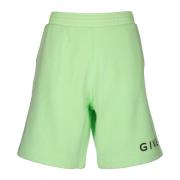 Fluorescerende Grøn Bermuda Shorts