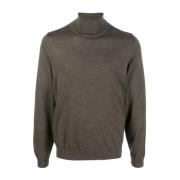 Slim Fit Uld Turtleneck Sweater