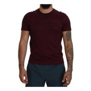 Maroon Logo Crew Neck T-Shirt